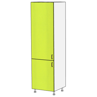 картинка Кухонный пенал с 2 дверями для встраиваемого холодильника от магазина Пласт Мастер